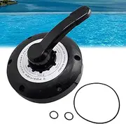 600-9600B Multiport Valve Top Mount Compatible with Swimming Pool Filter Valve WVS003 Replace# 600-9600 Multi Port Lid Assembly with Gasket