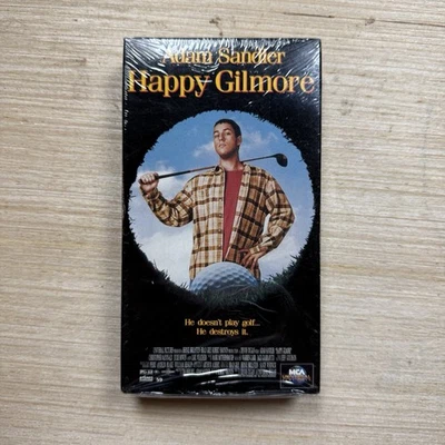 Happy Gilmore VHS 1996 New Sealed Watermark Stamp Adam Sandler