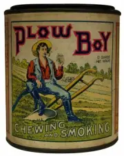 PLOW BOY CHEWING SMOKING TOBACCO 24" HEAVY DUTY USA MADE METAL ADVERTISING SIGN