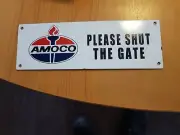 Amoco Quality New Porcelain Enamel Sign