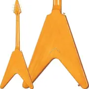 Epiphone Inspired by Gibson 1958 Korina Flying V (Aged Natural White Pickguard)