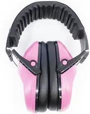 Benchmark Abrasives Childrens Ansi Approved Earmuff Hearing Protection - Pink
