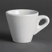 Olympia Whiteware Espresso Cup, White, 60 ml Capacity (Pack of 12)