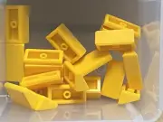 LEGO Parts - Bright Light Orange Slope 30 1 x 2 x 2/3 - No 85984 - QTY 20