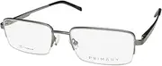 [Primary] Pt104 Titanium Eyeglass Frame/Glasses Half-Rim Lightweight Design Casual