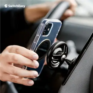 Switcheasy MagMount 磁吸 車載 手機支架 車用支架 夾式 黏式 360度 魚骨牌 支架