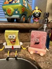 New PATRICK SpongeBob SquarePants Soap Dish Sponge Holder Sink Sitter Figure