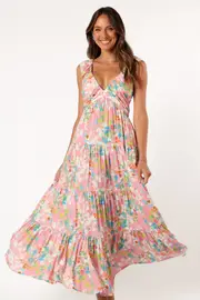 [PUP4] Mandie Maxi Dress - Multi XS Multi