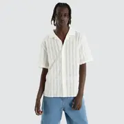 [Nomadic Paradise] Breeze Resort Crop Shirt Off White S