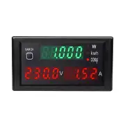Smart AC Voltage Current Meter Power Monitor Factor Detector w/Transformer 100A