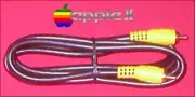 6Ft GOLD RCA Video TV & Monitor Cable for Apple II IIe IIc llgs Computer NEW