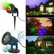 Christmas Outdoor Laser Landscape Projector Light Red and Green Waterproof ~NEW
