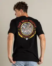 [The Mad Hueys] The Mad Hueys Men's Searching For Some Fks T-Shirt in Black Size XL XL Black