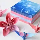 400pcs Handmade Starry Sky Origami Paper Decorations