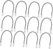 LOPUNER 20 Pcs Hanging Chains with Hooks for Bird Feeders Ornaments Plants Posters Sturdy Chains Versatile Use for Indoor Outdoor Decoration