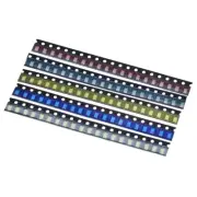 1206 LED light Red White Green Blue Yellow Assortment Kit Pack of 100