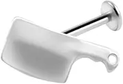 [Izpack] Punk Knife Labret Cartilage Monroe Helix Stud Earring for Women Men Top Kitchen Knife Screw Tragus Sleeper Studs Earrings Lip Nose Rings Personalized Body Pierced Jewelry 16G