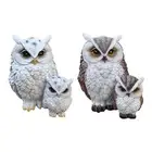 Owl Statue Scare Birds Away Cute Bird Scarecrow Friends Gift Garden Decoration