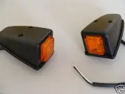 # 2x Orange LED Roof Bumper Side Marker Lamps Corner Lights for DAF MAN Scania