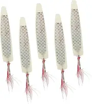 WESIEVYA 5Pcs Practical Angling Hooks Lifelike Sinking Fake Baits for Freshwater Saltwater Fishing Durable Wear Resistant Fish Hooks for Fishing Lovers Outdoor Enthusiasts