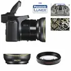 HD ULTRA WIDE ANGLE LENS +MACRO LENS FOR Panasonic Lumix DC-FZ80 Digital Camera
