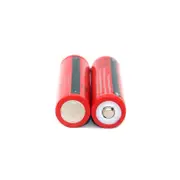 UltraFire 18650 3.7V 2600MAH Lithium-Ion Rechargeable Battery 2PCS- Red