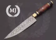Custom Handmade Hand Forged Damascus Steel Kitchen Cooking Chef Knife 12" inches