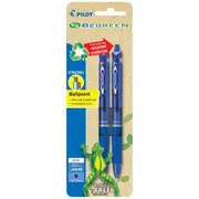 Pilot Acroball Retractable Ballpoint Pen 0.7mm Blue 2 Pack