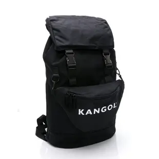 KANGOL - 英國袋鼠 複合式 多功能 後背包 大容量書包 可放15.6吋電腦 雙肩包 上班 防潑水 上課 郊遊 男