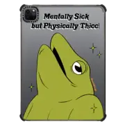 iPad Pro 11-inch (3rd/4th gen) iPad Impact Case Mentally Sick but Physically Thicc!