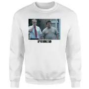 Shaun of the Dead I Think We Should Go Back Inside Sweatshirt - White
