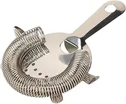 Bar Cocktail Strainer Stainless Steel Bar Strainer Multifunctional Cocktail Strainer Kitchen Household Wine Filter Colander