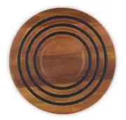 Le Creuset Wood Tools Acacia Wood Magnetic Trivet D20cm H2cm W310g Japan NEW