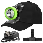 Super Bright 1+6 LED Mining Headlamp,Rechargeable Waterproof Headlight with M...