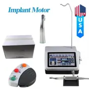 Dental Implant Motor Surgical System LED Screen + Contra Angle Handpiece Fit NSK