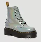 Dr Martens 6 Hole Molly Silver Prysm 26227040 Classic Doc