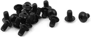 uxcell #8-32 x 1/4" UNC Alloy Steel Hex Socket Button Head Screw Black 20 Pcs