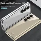 Electroplating Mobile Phone Case Folding Transparent for Samsung Galaxy Z Fold 6