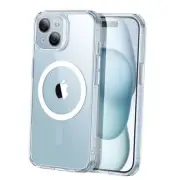 for Case, Translucent Matte Case, Compatible with iPhone 15 Frosted Blue Set
