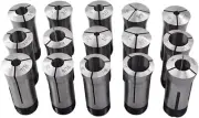 New15Pcs 5C Collet Set Fit for Machining Turning