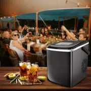 Quick Ice Machine 26lbs/24hr Portable Countertop Ice Maker with Scoop and Basket