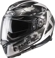 HJC F70 Katra Helmet, grey-white, Size S for Men Grey White