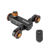Motorized 3 Wheel Camera Dolly for Gopro and Cameras 3 Speed Electric Track Rail Slider Car