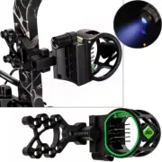 5 Pin Sight Adjustable Archery Light Sight Aluminum Alloy 0.019'' Bow Hunt