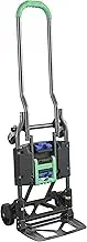 Cosco Shifter Multi-Position Heavy Duty Folding Hand Truck and Dolly, Green