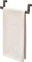 InterDesign Axis Over Door Towel Bar, Small Metal Towel Rack, Towel Holder for The Home, Bronze