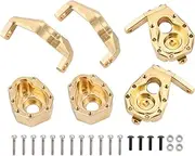 RC Gear Cover Brass Steering Knuckle C Mount Gear Cover Kit RC Accessory for 1/10 Crawler Car Professional Manufacturing