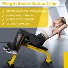 Weight Bench Roman Chair Adjustable Ab Sit up Bench Hyperextension Bench AU