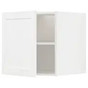 METOD top cabinet for fridge/freezer, white Enköping/white wood effect, 60x60x60 cm