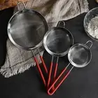 Mesh Double Layer Strainer Sifter Stainless Stee Sieve Cocoa Powder Sieve